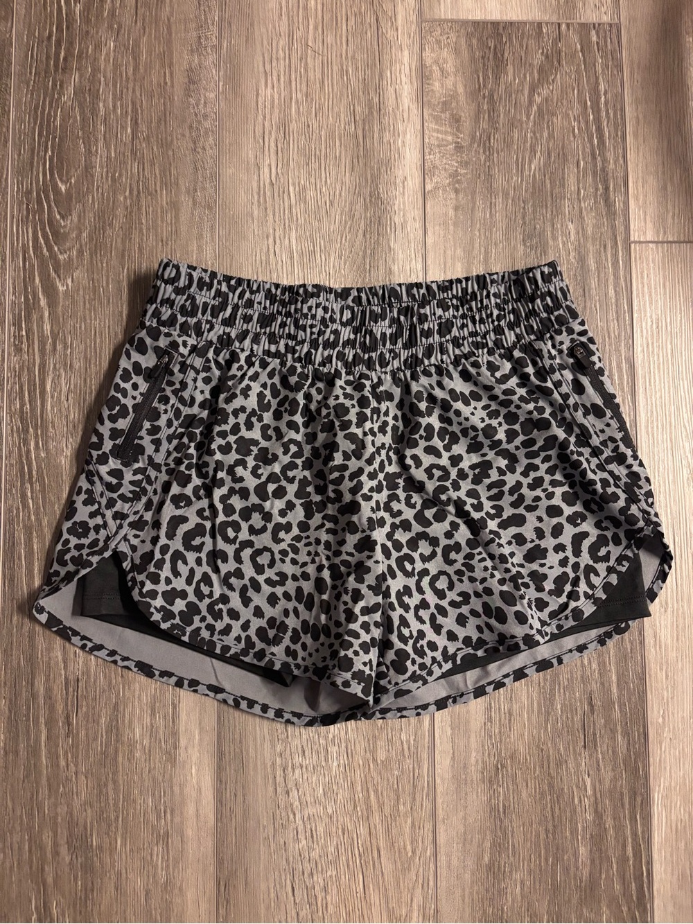 🖤AVIA🖤 Gray and Black Leopard Print Athletic Shorts